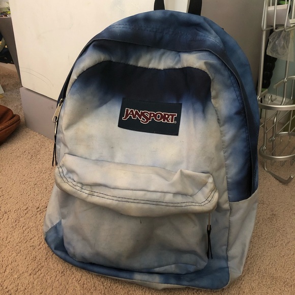 blue ombre backpack